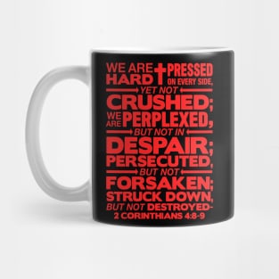 2 Corinthians 4:8-9 Not Forsaken Mug